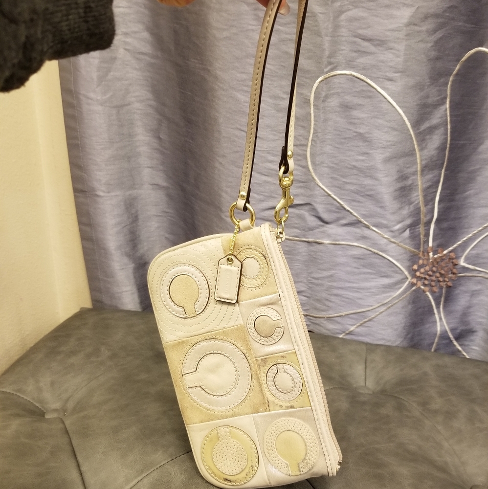 Coach pouch wristlet